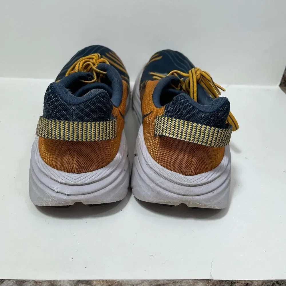 Hoka Blue & Gold High Support Athletic Training Shoes
